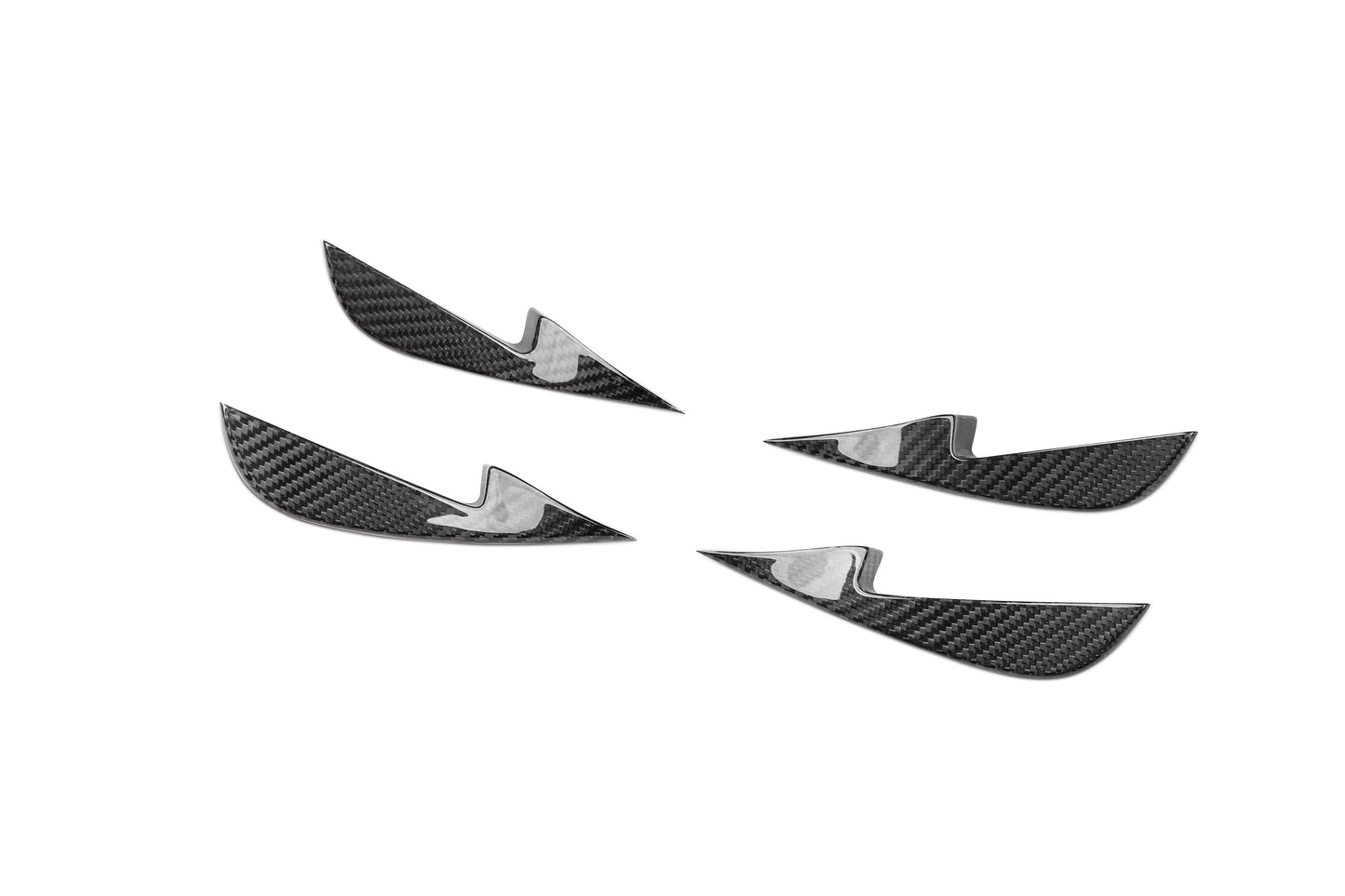 Dry Carbon Fiber Mercedes A-Class (W177) Front Canards (Paktechz Design)