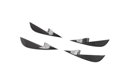 Dry Carbon Fiber Mercedes A-Class (W177) Front Canards (Paktechz Design)