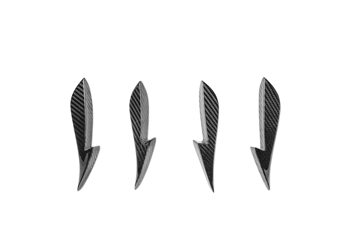 Dry Carbon Fiber Mercedes A-Class (W177) Front Canards (Paktechz Design)