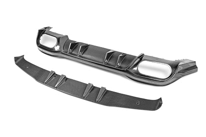 Dry Carbon Fiber Mercedes A-Class (W177) Rear Diffuser Ver.1 (Paktechz Design)