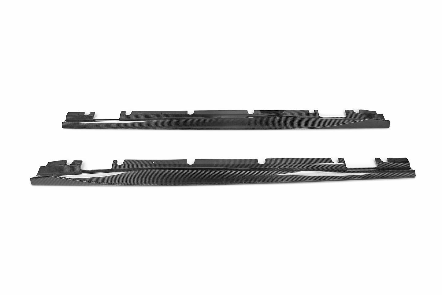 Dry Carbon Fiber Mercedes CLA-Class (W117) Side Skirts (Paktechz Design)