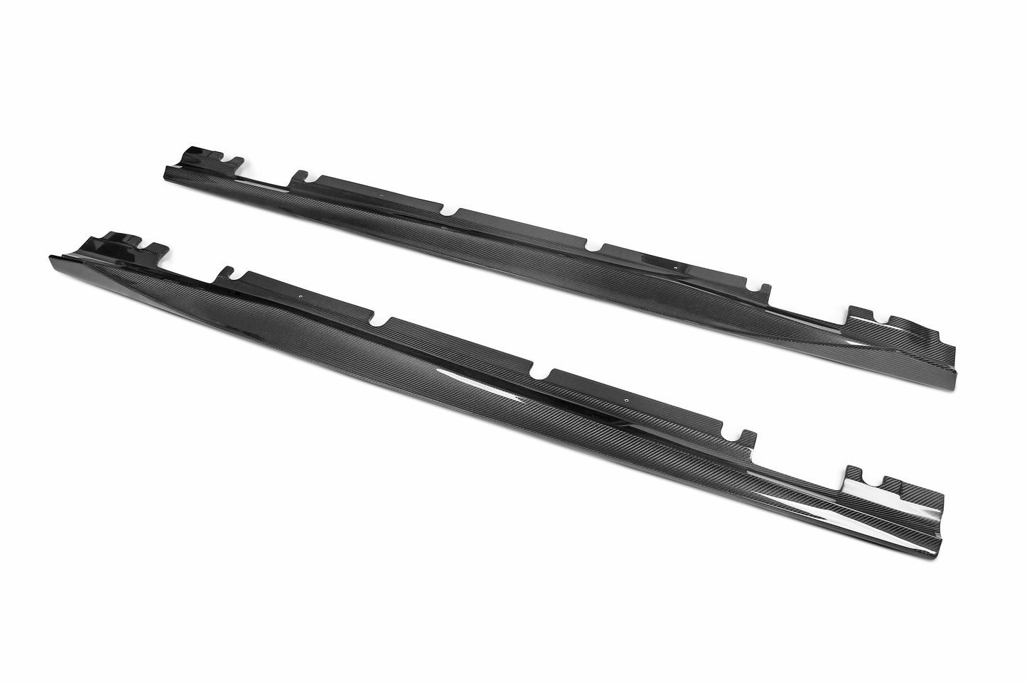 Dry Carbon Fiber Mercedes CLA-Class (W117) Side Skirts (Paktechz Design)