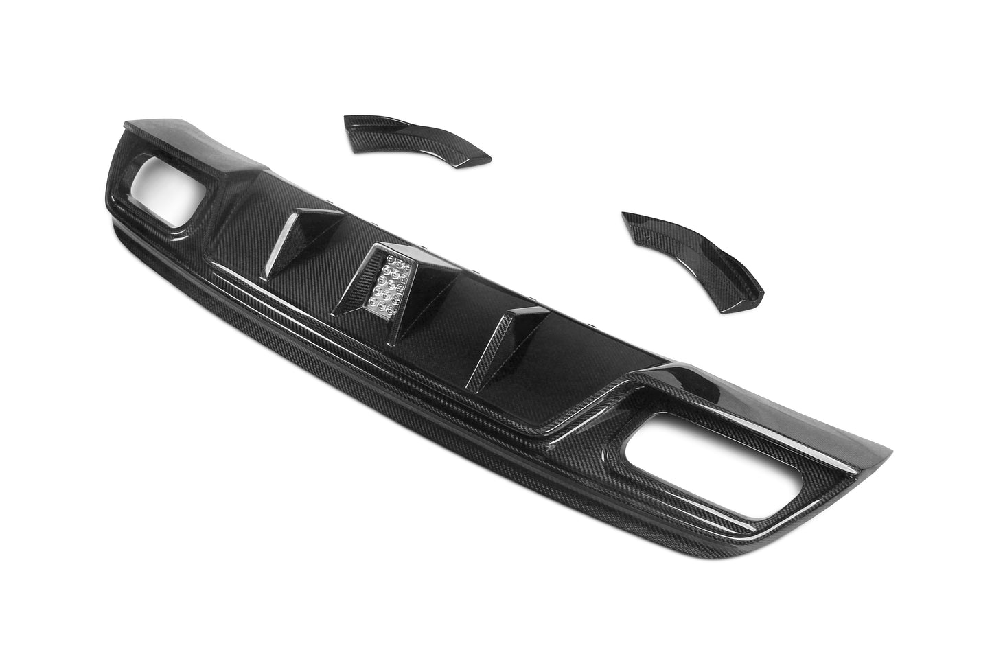 Carbon Fiber Mercedes A-Class (W176) Rear Diffuser (Paktechz Design)