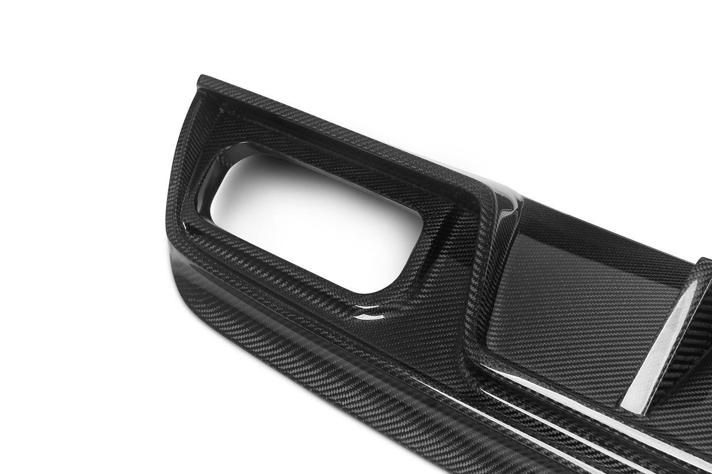 Carbon Fiber Mercedes A-Class (W176) Rear Diffuser (Paktechz Design)