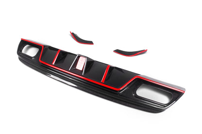 Carbon Fiber Mercedes A-Class (W176) Rear Diffuser (Paktechz Design)