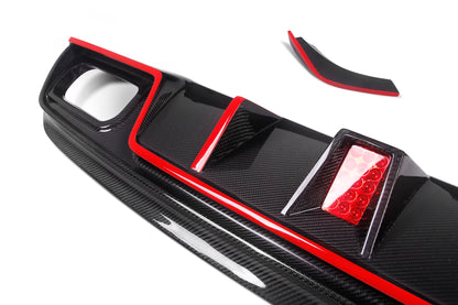 Carbon Fiber Mercedes A-Class (W176) Rear Diffuser (Paktechz Design)