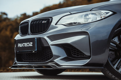 Dry Carbon Fiber BMW M2 (F87) Front Lip (Paktechz Design)