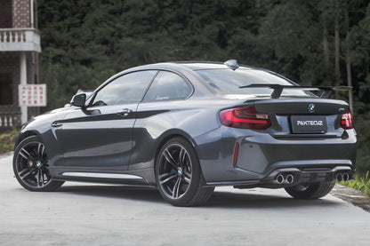 Dry Carbon Fiber BMW M2 (F87) Rear Diffuser (Paktechz Design)
