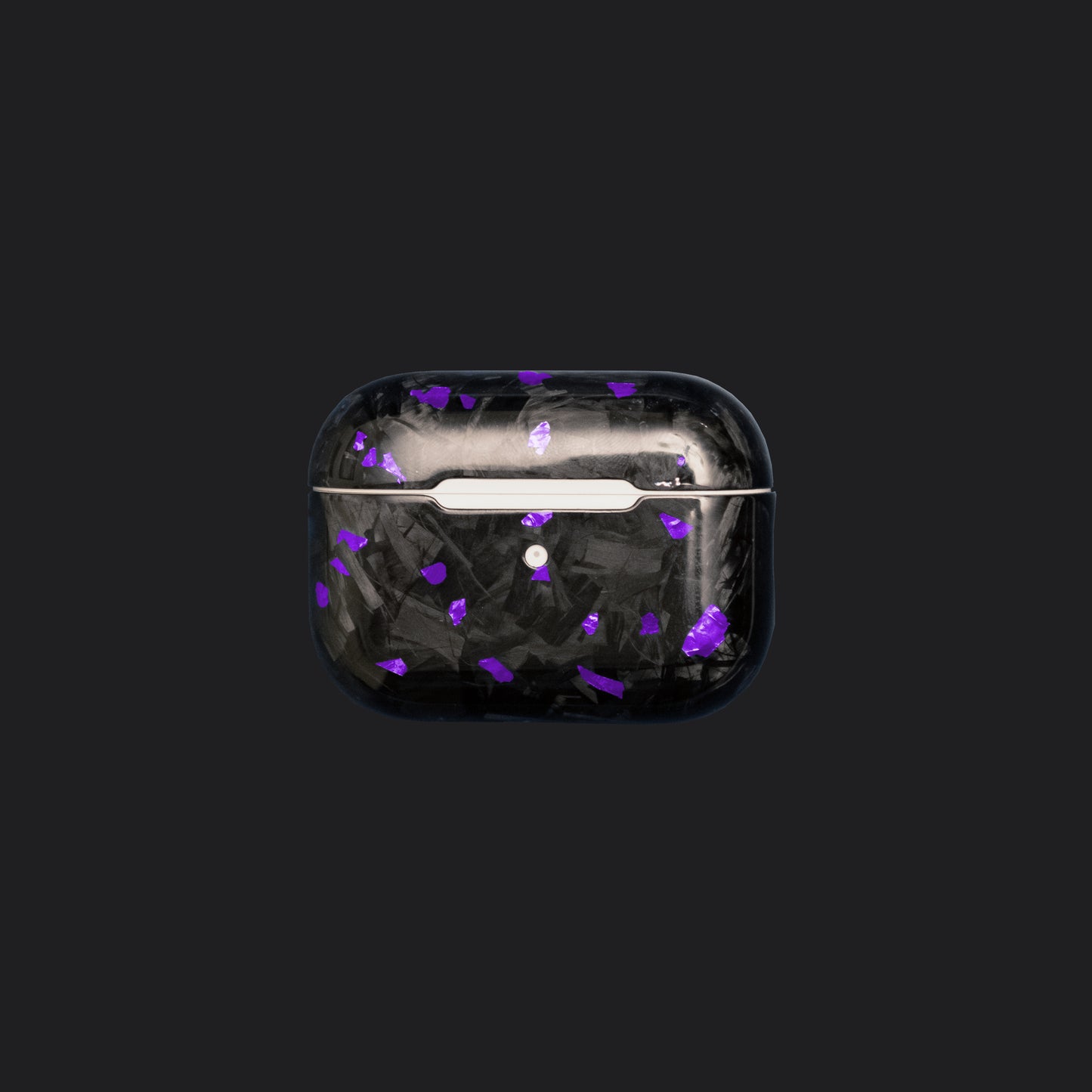 AirPods 100% Forged Carbon Fiber Case - Purple Sparkles