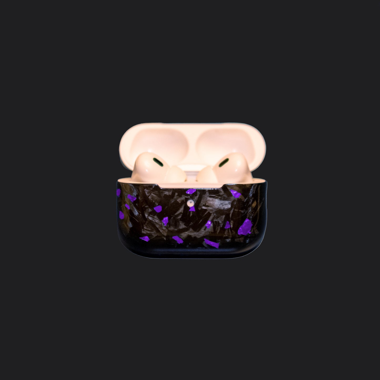 AirPods 100% Forged Carbon Fiber Case - Purple Sparkles