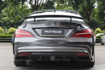 Dry Carbon Fiber Mercedes CLA-Class (W117) Rear Wing (Paktechz Design)