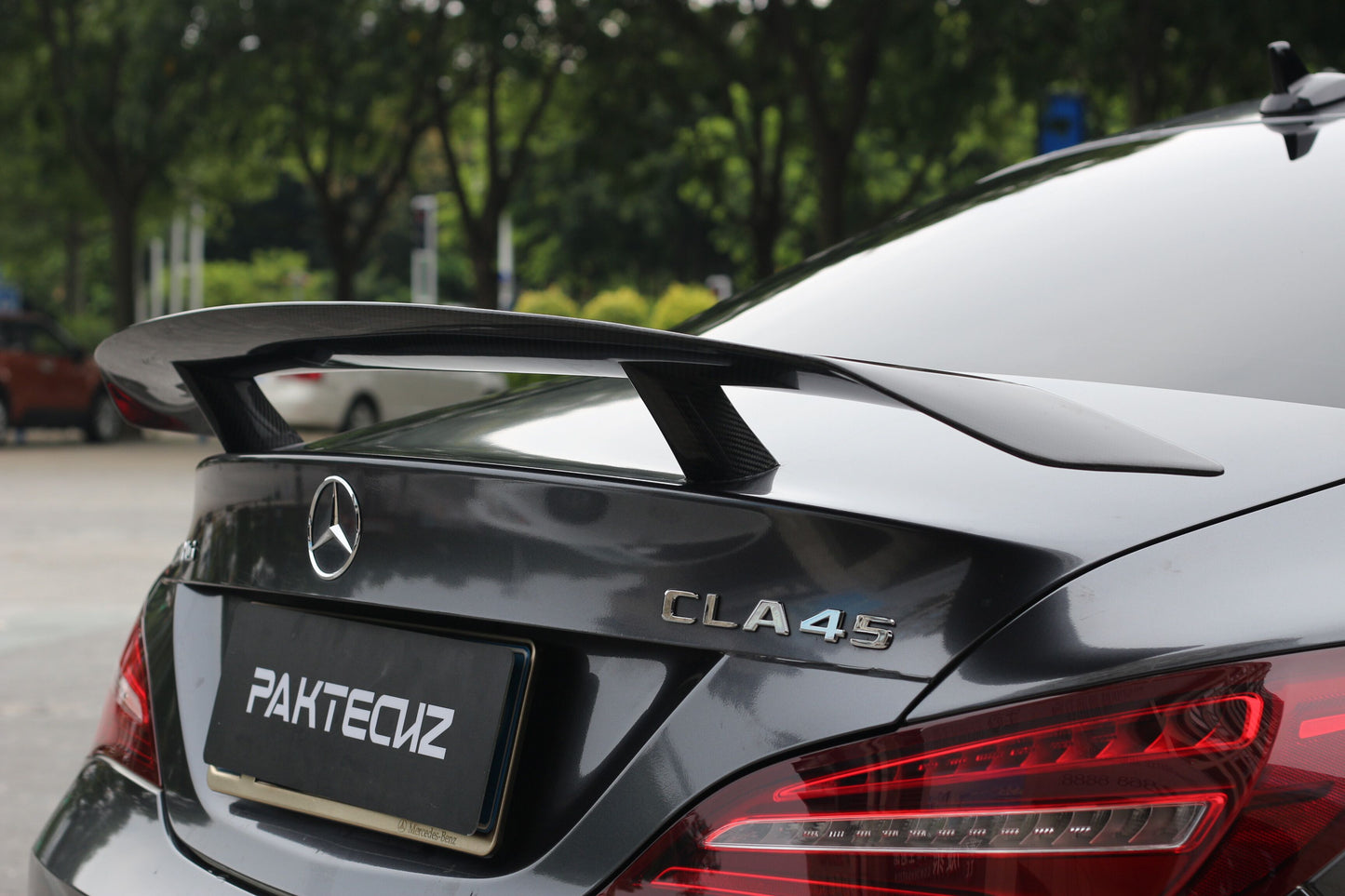 Dry Carbon Fiber Mercedes CLA-Class (W117) Rear Wing (Paktechz Design)