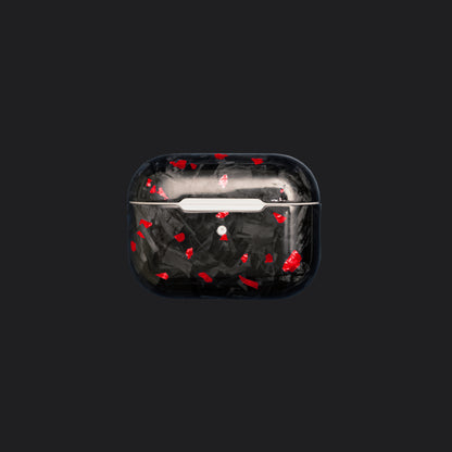 AirPods 100% Forged Carbon Fiber Case - Red Sparkles