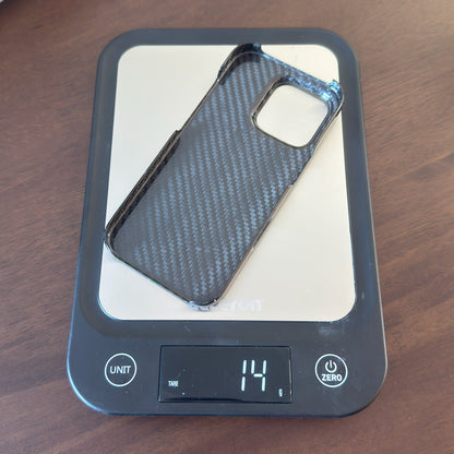 iPhone 100% Carbon Fiber Forged Case V3 - Red Sparkles