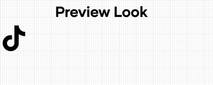 Tiktok handle vinyl sticker