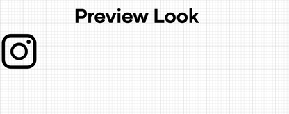 Instagram handle vinyl sticker