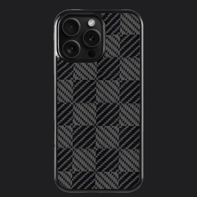 iPhone Carbon Fiber Case - Squares
