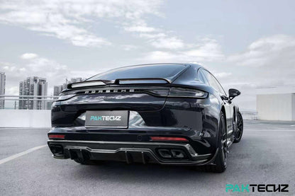 Dry Carbon Fiber Porsche Panamera (971) Rear Diffuser (Paktechz Design)