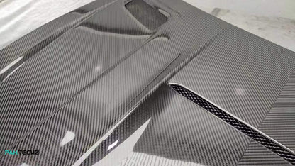 Dry Carbon Fiber Mercedes A-Class (W177) Hood (Paktechz Design)
