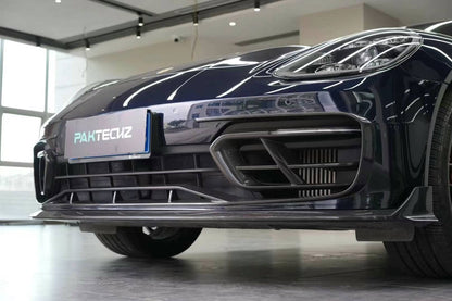 Dry Carbon Fiber Porsche Panamera (971) Front Lip (Paktechz Design)