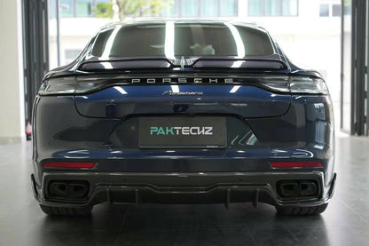 Dry Carbon Fiber Porsche Panamera (971) Rear Diffuser (Paktechz Design)
