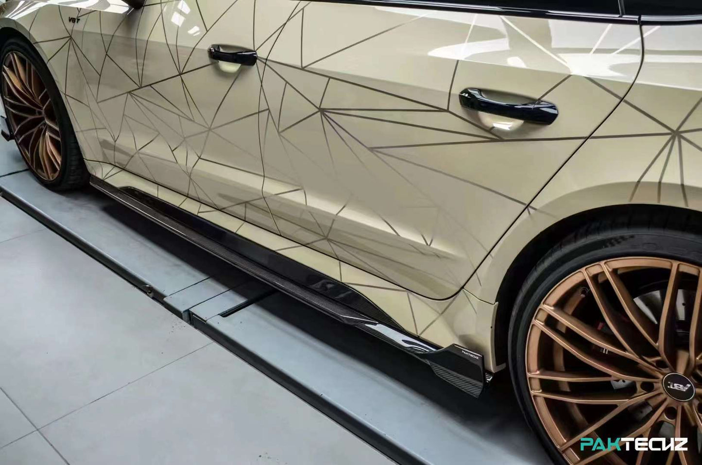 Dry Carbon Fiber Audi RS6/RS7 (C8) Side Skirts (Paktechz Design)