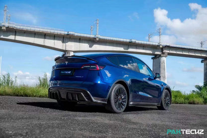 Dry Carbon Fiber Tesla Model Y Rear Diffuser (Paktechz Design)