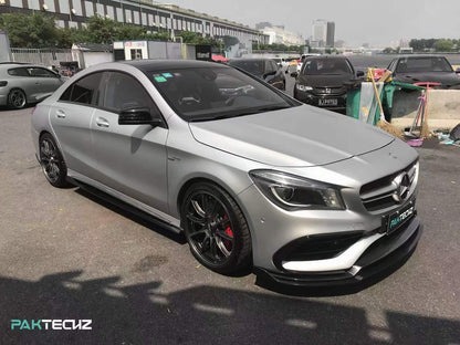Carbon Fiber Mercedes CLA-Class (W117) Front Lip (Paktechz Design)