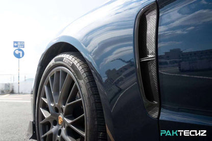 Dry Carbon Fiber Porsche Panamera (971) Fender Trims (Paktechz Design)
