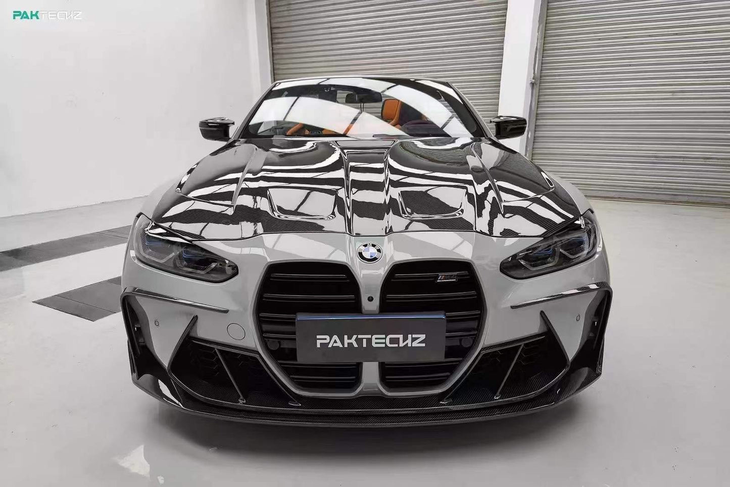 Dry Carbon Fiber BMW M3/M4 (G8X) Hood (Paktechz Design)