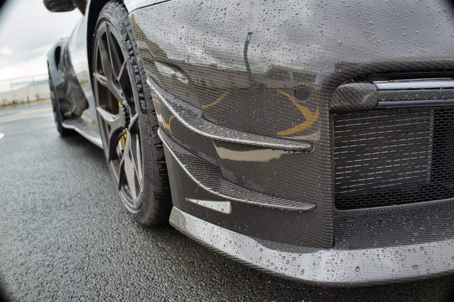 Dry Carbon Fiber Porsche Turbo S (992) Front Bumper (Paktechz Design)