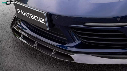 Dry Carbon Fiber Porsche 718 (982) Front Lip (Paktechz Design)