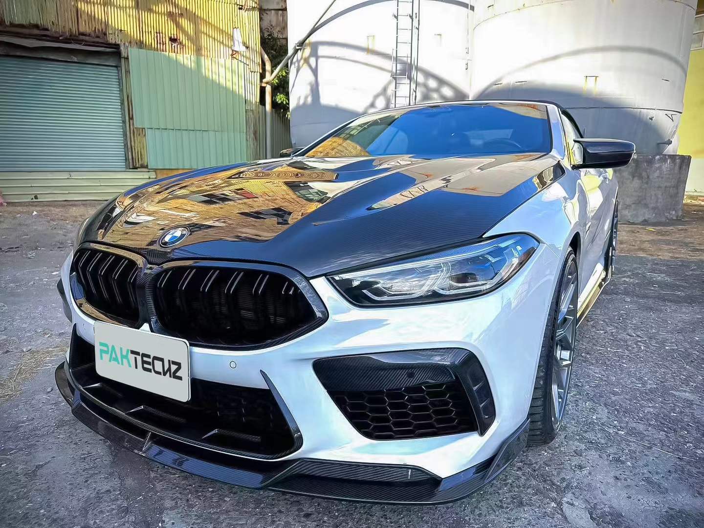 Dry Carbon Fiber BMW M8 (F9X) Front Canards (Paktechz Design)