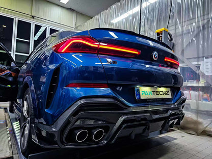 Dry Carbon Fiber BMW X6 (G06) Rear Diffuser (Paktechz Design)