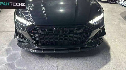Dry Carbon Fiber Audi RS6/RS7 (C8) Front Lip (Paktechz Design)