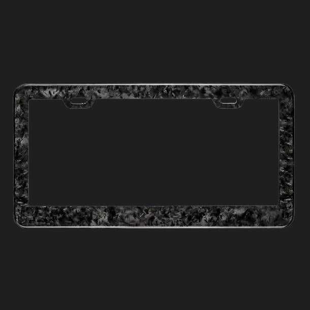 Forged Carbon Fiber License Plate Frame